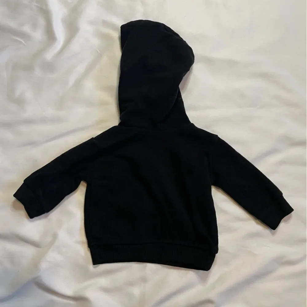 Kids Guns N Roses size 0-3 months  black hoodie